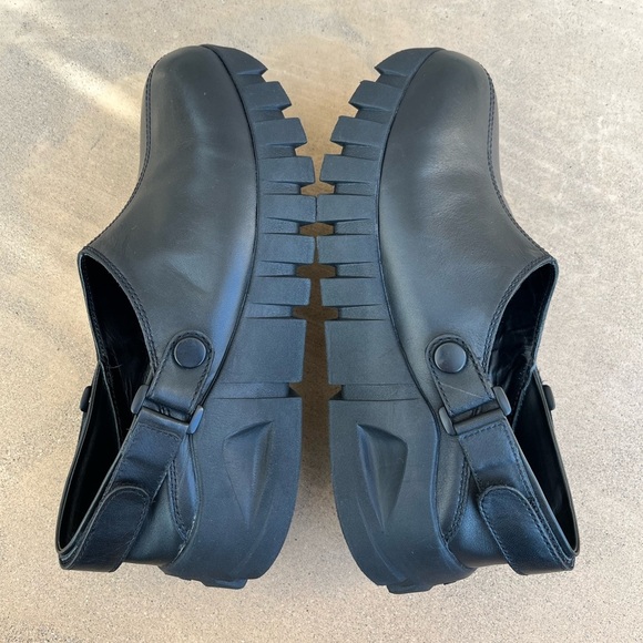 Zara x Vibram Black Slingback Clog Platform Slip On Shoes 42 main image 10